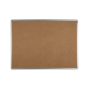 ekoTAB Tablica tekstylna ekoTAB w aluminiowej ramie, 90 x 60 cm, brązowa 535103 - Tablice i flipcharty - miniaturka - grafika 1