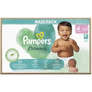 Pieluchy PAMPERS Harmonie Baby 4 (74 szt.) - Pieluchy - miniaturka - grafika 1
