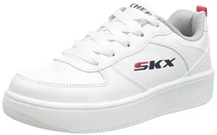 Buty dla chłopców - Skechers Trampki chłopięce Sport Court 92, biały, 36.5 EU - grafika 1