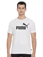 Koszulki męskie - Puma T-shirt męski, biały bia$41y M 586666 - miniaturka - grafika 1