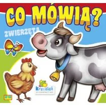 Książeczka harmonijkowa. Co mówią zwierzęta? Krówka 819 - Książki edukacyjne - miniaturka - grafika 1