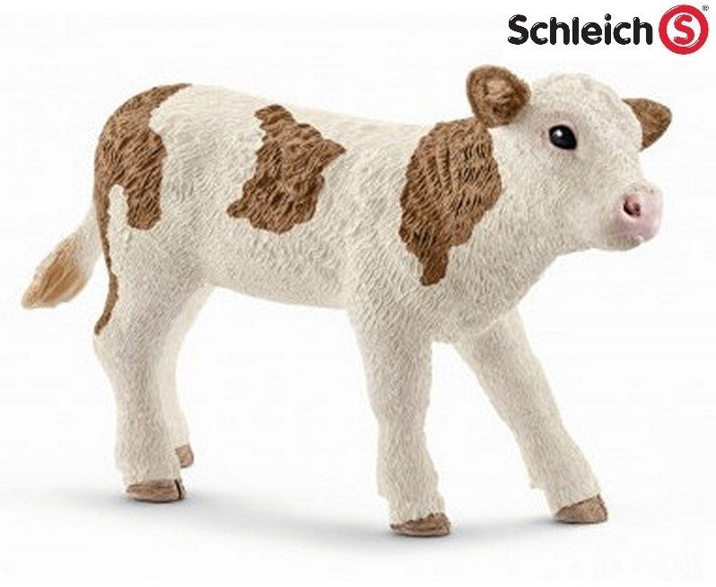 Figurka Schleich Farm World 17073 Simmental Calf Cielę 8cm zwierzęta domowe