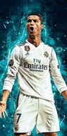 Naklejki na ścianę - Naklejki na ścianę Cristiano Ronaldo CR7 90x60 cm #4 - miniaturka - grafika 1