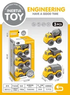 Samochody i pojazdy dla dzieci - ZESTAW  POJAZDÓW BUDOWLANYCH 3SZT - miniaturka - grafika 1