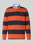 Bluzy męskie - Bluza z kołnierzykiem polo - miniaturka - grafika 1