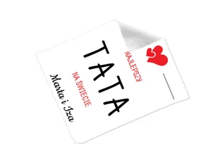 Ściereczka do okularów z imieniem na dzień ojca - 1 szt. - Akcesoria do okularów - miniaturka - grafika 1