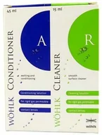 Płyny do soczewek kontaktowych - Wöhlk Perfect Conditioner + Cleaner 45 + 15 ml - miniaturka - grafika 1