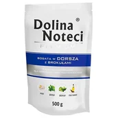 Mokra karma dla psów - Dolina Noteci Premium Dorsz z Brokułami 0,5 kg - miniaturka - grafika 1
