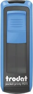 Pieczątki - Trodat Pieczątka Trodat Pocket Printy 9511 niebieska - miniaturka - grafika 1