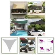 Parasole ogrodowe - The Living Store Żagiel przeciwsłoneczny - jasnoszary - 6x6x6 m - 100% poliester - Żagiel Przeciwsłoneczny - miniaturka - grafika 1