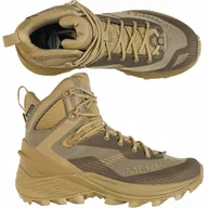 Buty trekkingowe męskie - Merrell Wysokie Buty Trekkingowe Męskie Rogue 8 Gtx Gore Tex Coyote 45 - miniaturka - grafika 1