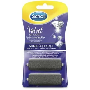 Scholl RECKITT BENCKISER (POLAND) S.A. Velvet Smooth głowice WET&DRY 2szt 907764 (9077648) - Pielęgnacja stóp - miniaturka - grafika 1