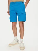 Spodenki męskie - Napapijri Szorty materiałowe N-Deline NP0A4HOT Niebieski Regular Fit - miniaturka - grafika 1