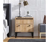 Szafki nocne - Nightstand ORABELLA 51x45 cm brown - miniaturka - grafika 1