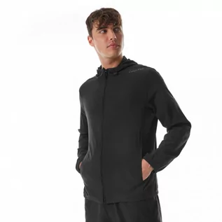 Kurtki męskie - Męska kurtka przejściowa Calvin Klein Wind Jacket 00GMS3O502 - czarna - grafika 1