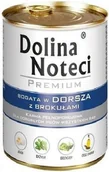 Mokra karma dla psów - Dolina Noteci Premium Dorsz z brokułami 12x400g 23310-uniw - miniaturka - grafika 1