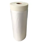 Folie budowlane - Folia malarska 2.7 m x 20 m przezroczysta Dexter - miniaturka - grafika 1