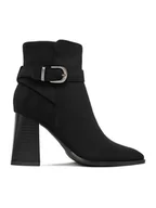 Botki damskie - JENNY Botki CEO-LS6128-02 Czarny - miniaturka - grafika 1