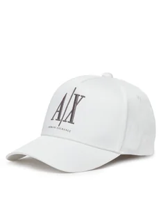 Armani Exchange Czapka z daszkiem XM000811 AF13343 U0009 Biały - Czapki i chusty sportowe męskie - miniaturka - grafika 1