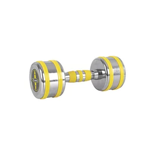 inSPORTline Hantla chromowana inSPORTline Yellsteel 6 kg hantel 20836 - Hantle i ciężarki - miniaturka - grafika 1