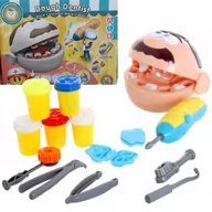 Masy plastyczne - LT66 Ciastolina Dentysta 5 Tub Masa Plastyczna Ząb - miniaturka - grafika 1