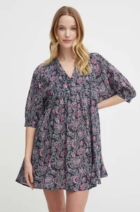 Pepe Jeans sukienka DARCY kolor szary mini rozkloszowana PL953488 - Sukienki - miniaturka - grafika 1
