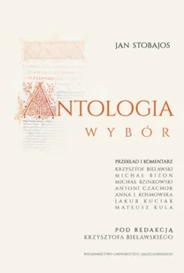 Antologia. Wybór - Jan Stobajos - Pomoce naukowe - miniaturka - grafika 1
