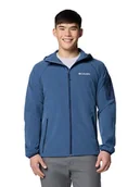 Odzież trekkingowa męska - Columbia Kurtka polarowa "Heights II" w kolorze niebieskim - miniaturka - grafika 1