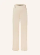 Spodnie sportowe damskie - Only Spodnie Marlena Z Materiału Dresowego beige - ONLY - miniaturka - grafika 1