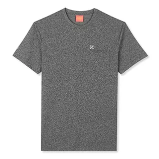 Koszulki męskie - OXBOW T-shirt męski, antracytowy, S - grafika 1