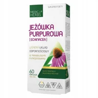 Przeziębienie i grypa - MEDICA HERBS Echinacea (Jeżówka purpurowa, wyciąg) 60 Kapsułek - miniaturka - grafika 1