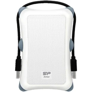SILICON POWER Kieszeń na dysk SSD/HDD Silicon Power Armor A30 White USB 3.0 Wstrząsoodporna SP000HSPHDA30S3W - Obudowy i kieszenie na dyski twarde - miniaturka - grafika 1