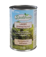 Oczka wodne - Lakier zewnętrzny do tarasów, płotów, pergoli SPEKTRUM "Naturalne drewno" (bezbarwny) - miniaturka - grafika 1
