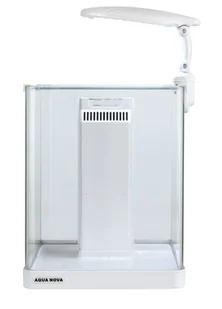 AQUA NOVA Akwarium NANO 14L LED filtr i oświetlenie Biały - Akwaria i zestawy akwarystyczne - miniaturka - grafika 1