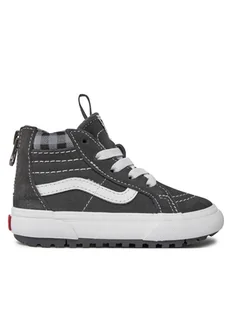 Vans Sneakersy Td Sk8-Hi Zip Mte-1 VN0A5HZ3GYW1 Szary - Buty dla chłopców - miniaturka - grafika 1