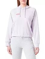 Bluzy damskie - FILA Damska bluza z kapturem Sarena Cropped, Orchid Petal, XS, orchid petal, XS - miniaturka - grafika 1