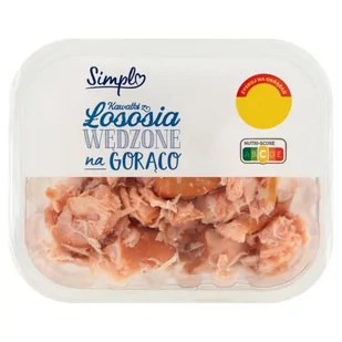 Simpl Kawałki łososia wędzone na gorąco 200 g - Ryby wędzone - miniaturka - grafika 1