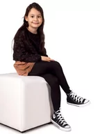 Rajstopy - Rajstopy dziecięce mikrofibra gładkie czarne 40 DEN 92-98 - miniaturka - grafika 1