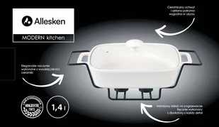 MODERN KITCHEN Naczynie z podgrzewaczem 1,4L 36x25x15cm - Piece, kotły  i płyty grzejne gastronomiczne - miniaturka - grafika 1