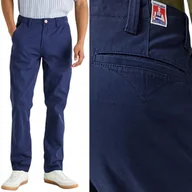 Spodnie męskie - Wrangler CASEY JONES CHINO RELAXED Iris LUŹNE GRANATOWE CHINOSY W32 L32 - miniaturka - grafika 1