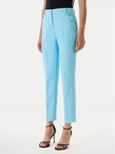 Spodnie damskie - Morgan Chinosy 251-PKY.F Turkusowy Slim Fit - miniaturka - grafika 1