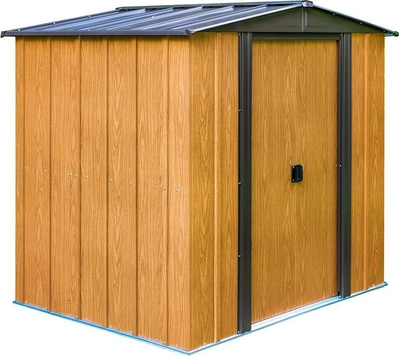 Arrow Spacemaker Metalowa szopa na narzędzia Woodlake 65 Brązowy 151 x 194 x 177 cm