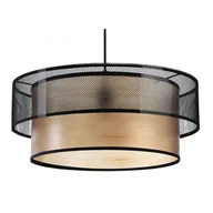 Lampy sufitowe - Okrągła lampa wisząca z siateczką nad stół R3-T48 - miniaturka - grafika 1