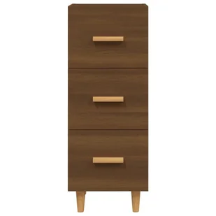 Lumarko Szafka, brązowy dąb, 34,5x34x90 cm, materiał drewnopochodny - Szafki do salonu - miniaturka - grafika 6