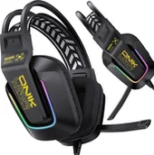 Słuchawki - ONIKUMA X13 - czarny - miniaturka - grafika 1