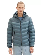 Kurtki męskie - TOM TAILOR Męska kurtka 1037341, 32506-Dusty Dark Teal, M, 32506 - Dusty Dark Teal, M - miniaturka - grafika 1