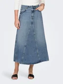 Spódnice - gonne donna only 15325361 joslyn medium blue denim - miniaturka - grafika 1