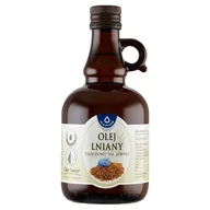 Olej spożywczy - Oleofarm Olej lniany tłoczony na zimno 500 ml - miniaturka - grafika 1