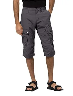 Jack Wolfskin Męskie Spodnie Rekreacyjne, Asfaltowy, 50 - Spodenki męskie - miniaturka - grafika 1