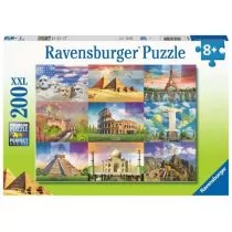 Ravensburger Puzzle dla dzieci 2D Monumentalne budynki 200 elementów GXP-811797 - Puzzle - miniaturka - grafika 1